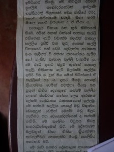 මෙම කතු වැකියේ සදහන් වන්නේද මීගමුවේ නත්තල් පොල ගැනය.