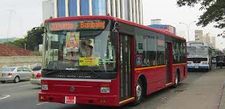 bus red