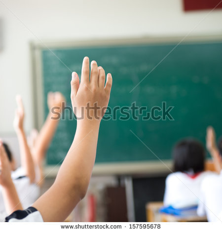 stock-photo-raised-hands-in-class-of-middle-school-157595678