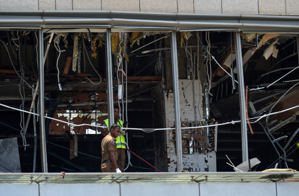 SRI LANKA-BOMBINGS-CHURCH