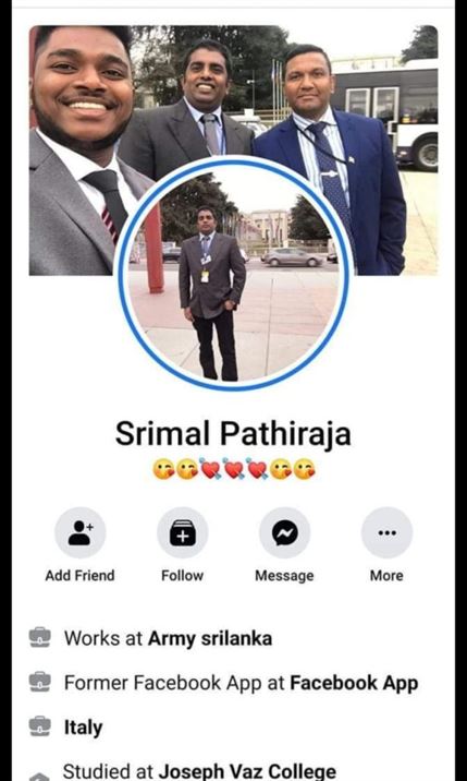 කොරෝනා වලින් පොරක් වෙන්න දගලන මේ ඉතාලි ශ්රි ලාංකිකයා කවුද ? 24 සිරිමල්ගේ කලින් තිබුන FB profile එක