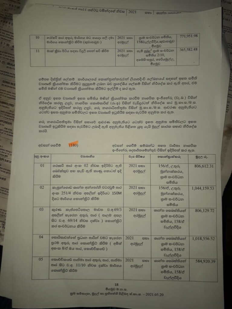 මිගමු එජාපේ බෙන්ජමින්ලා අද මහසභාව මඟහැරියේ ඇයි ? 3 IMG 20210702 WA0039