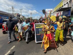 සංගීතන් වහාම නිදහස් කරන ලෙස ඉල්ලා වවුනියාවේත් විරෝධතා ! 48 FB IMG 1780969203572