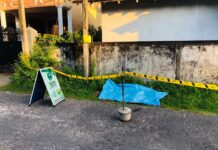 මීගමුව, වෑබඩ පාරේ ඝාතනයක් … යතුරුපැදිකරුවෙකු කපා කොටා ඝාතනය කරයි …..